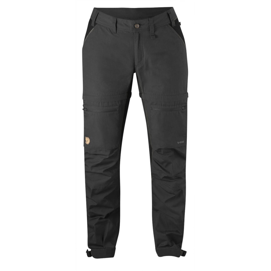Abisko Lite Trekking Zip-off Hose W Short Dunkelgrau/schwarz Fashion Fjällräven