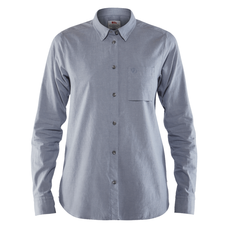 Övik Chabray Shirt Ls W Fog Fashion Fjällräven