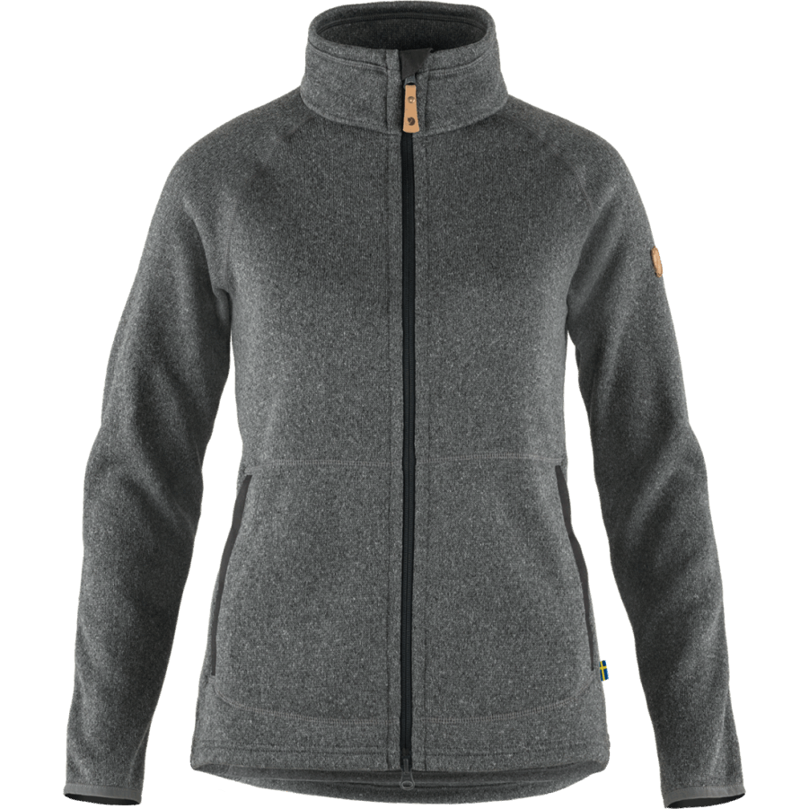 Fashion Fjällräven Dunkelgrauer Övik-Fleece-Pullover Mit Reißverschluss M