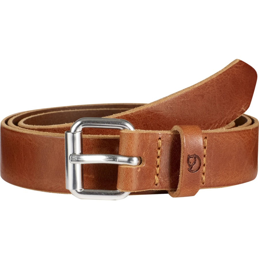 Leder Cognac Mode Fjällräven Marke Singi Gürtel 2,5 Cm