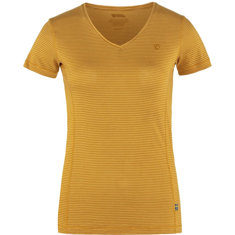 Abisko Cooles T-shirt W Fashion Mountain Fox Senfgelb