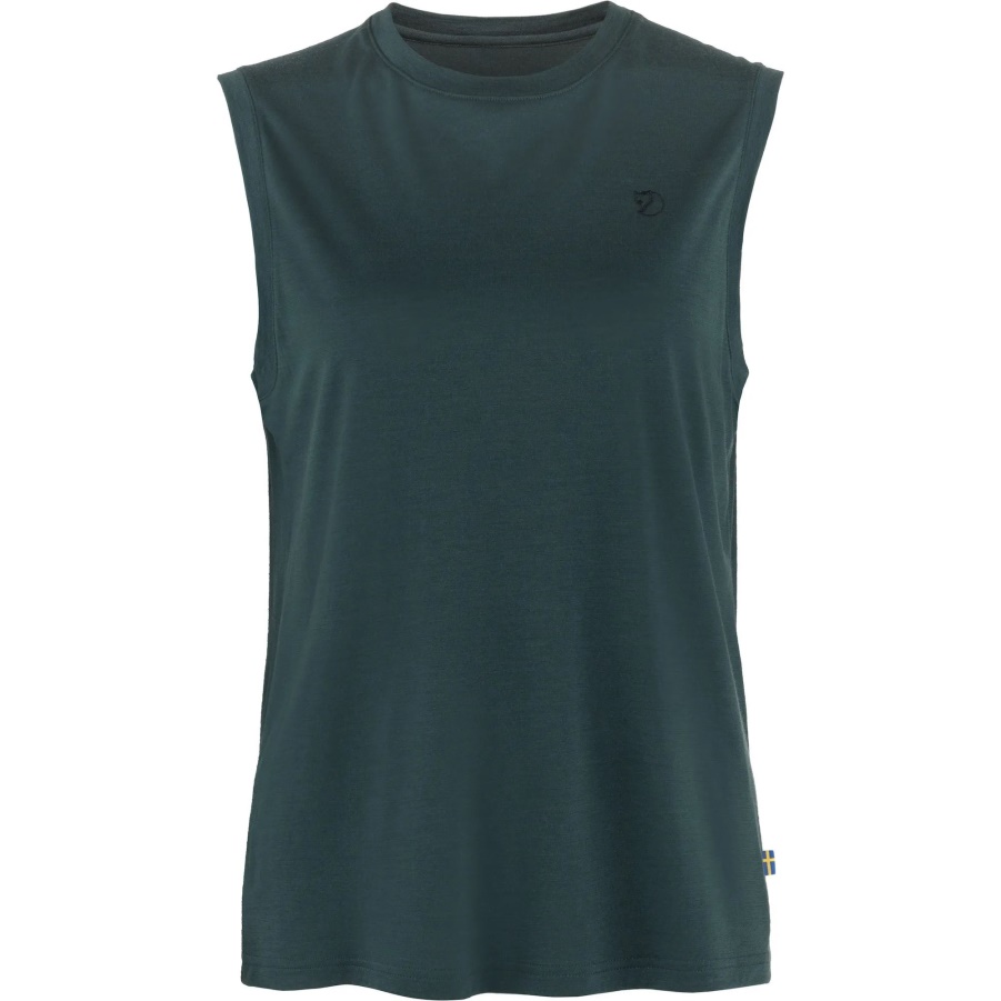 Dark Navy Fashion Fjällraven Tanktop Aus Abisko-Wolle M