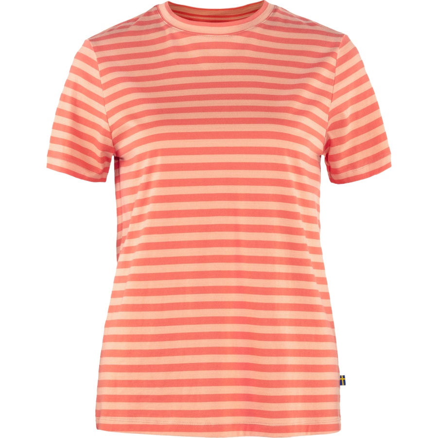 Art Gestreiftes T-shirt Mit Baumwolle Sky-poppy Fields Fashion Fjällräven