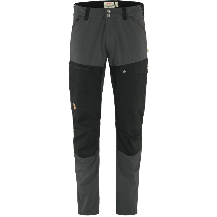 Abisko Hochsommerhose M Reg Fashion Fjällräven Dunkelgrau-schwarz