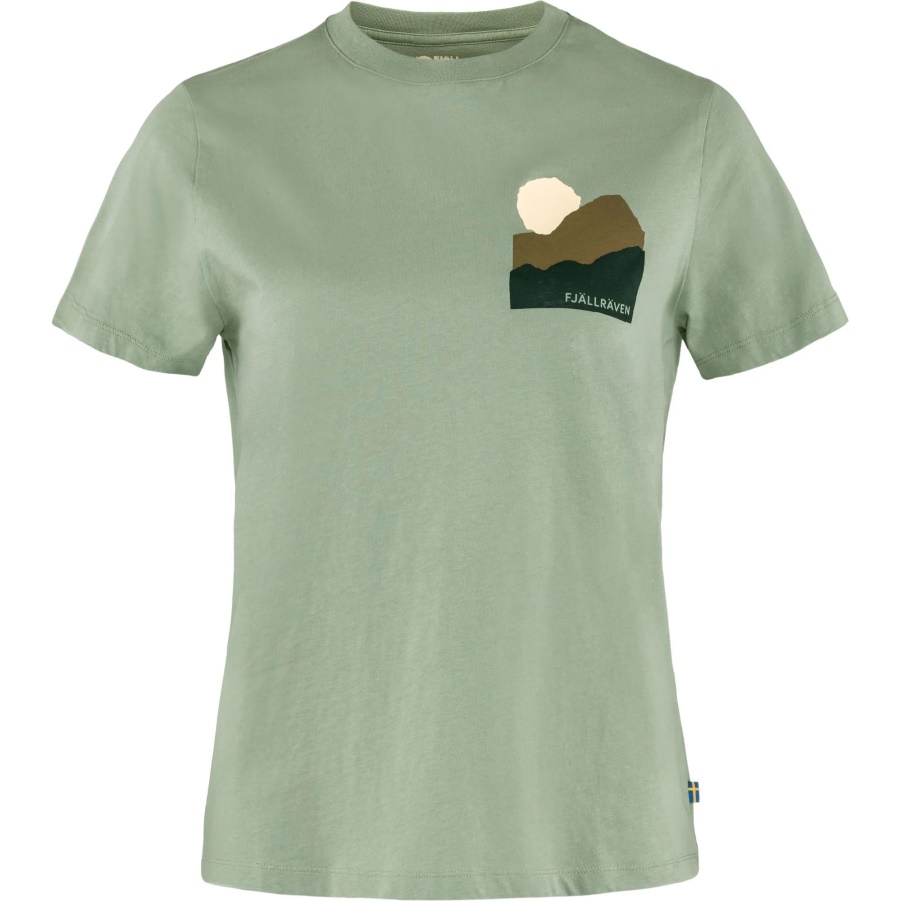 Fashion Fjällräven Sage Green Nature T-shirt M