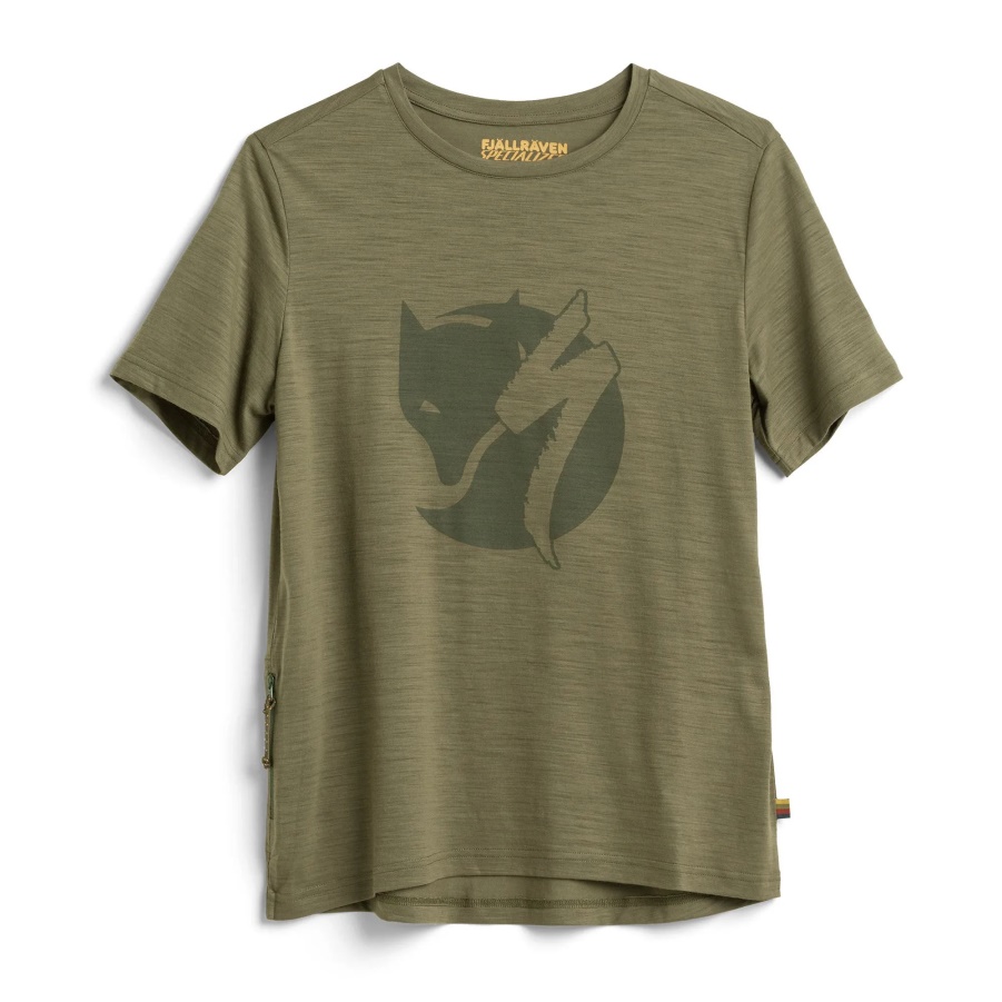 Fashion Fjällräven S/f Woll-t-shirt In Grün