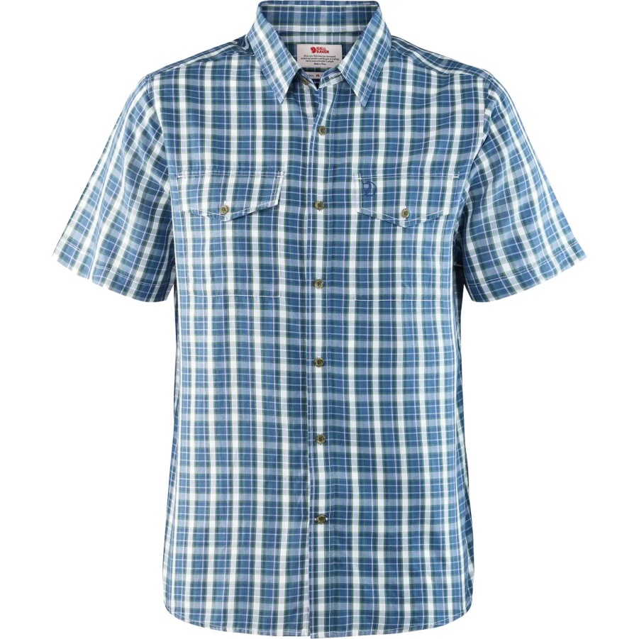 Fashion Fjällräven Abisko Cool Shirt Ss M Uncle Blue