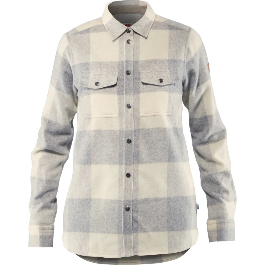 Fog-Chalk White Canada Shirt Mit Mode Von Fjällräven