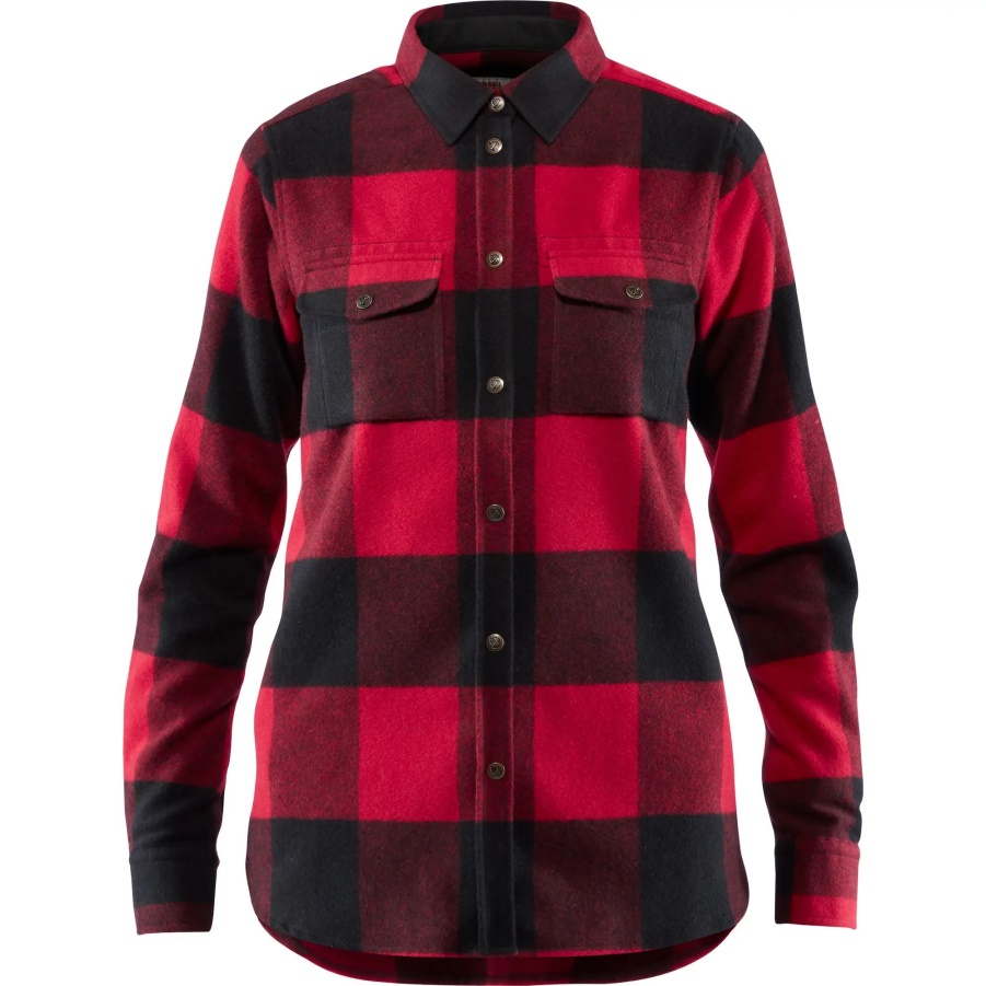 Red Fashion Mountain Fox Kanada Shirt M