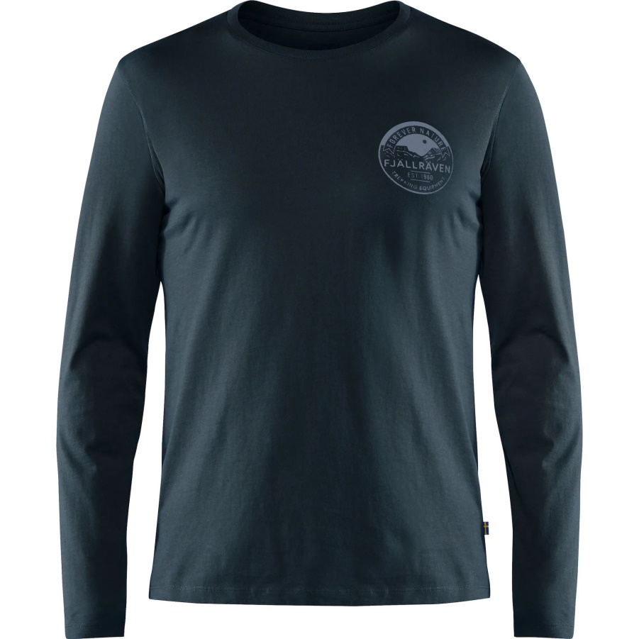 Dark Navy Fashion Fjällräven Forever Nature Badge Ls M