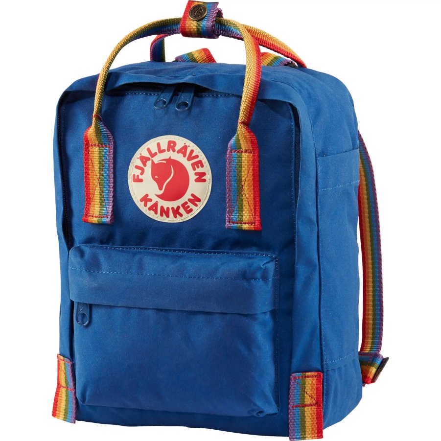Tiefblaues Regenbogenmuster
