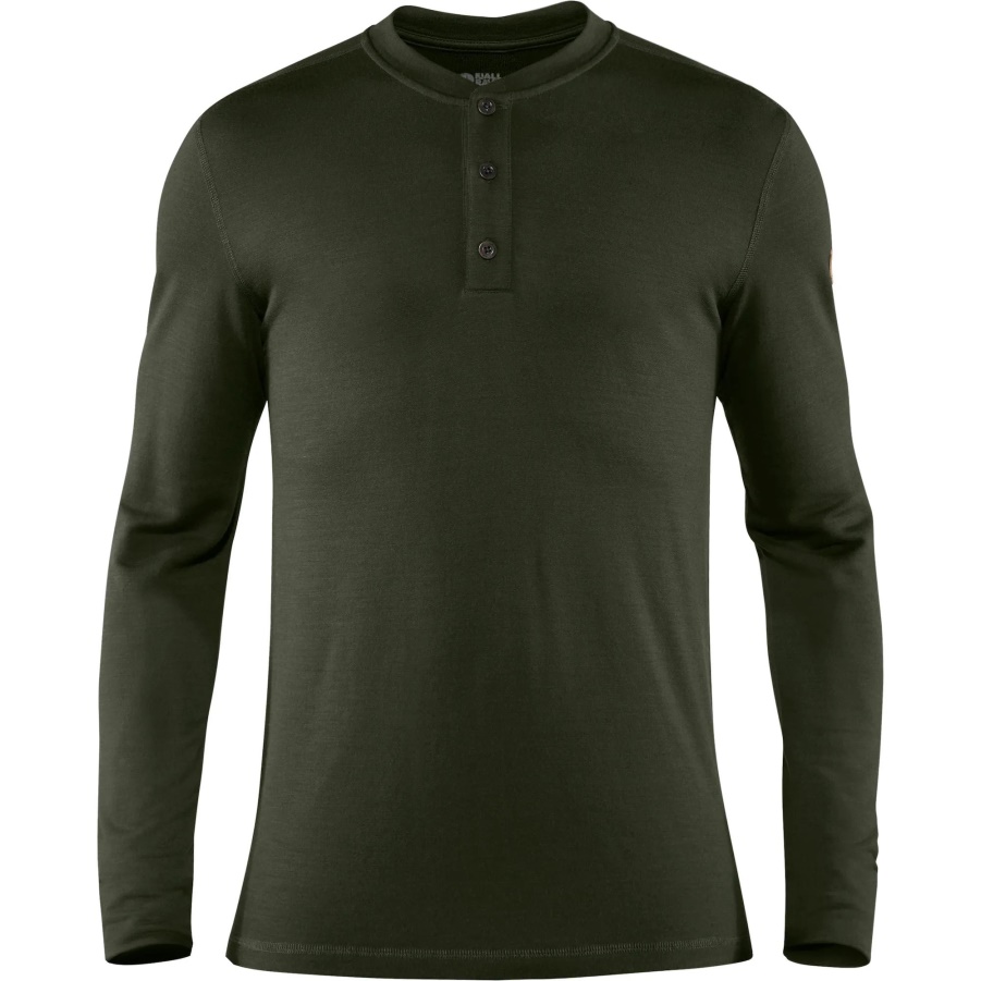 Mode Fjällräven Marke Deep Forest Singi Merino Henley M