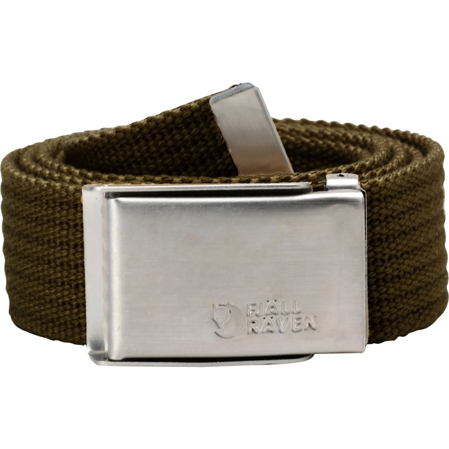 Fashion Fjällraven Merano Canvas Belt Dark Olive