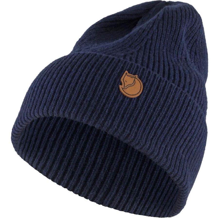 Dunkelblaue, Direktionale Rippmütze Fashion Mountain Fox