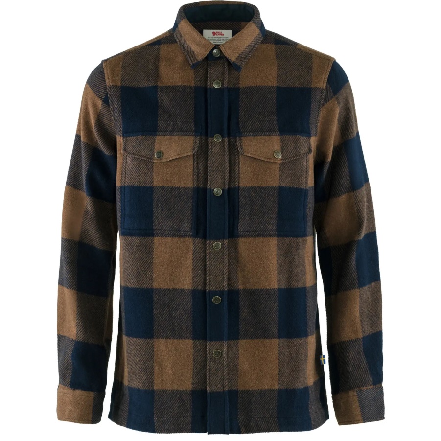 Canada Shirt M Fashion Fjällraven Chestnut-Dark Navy