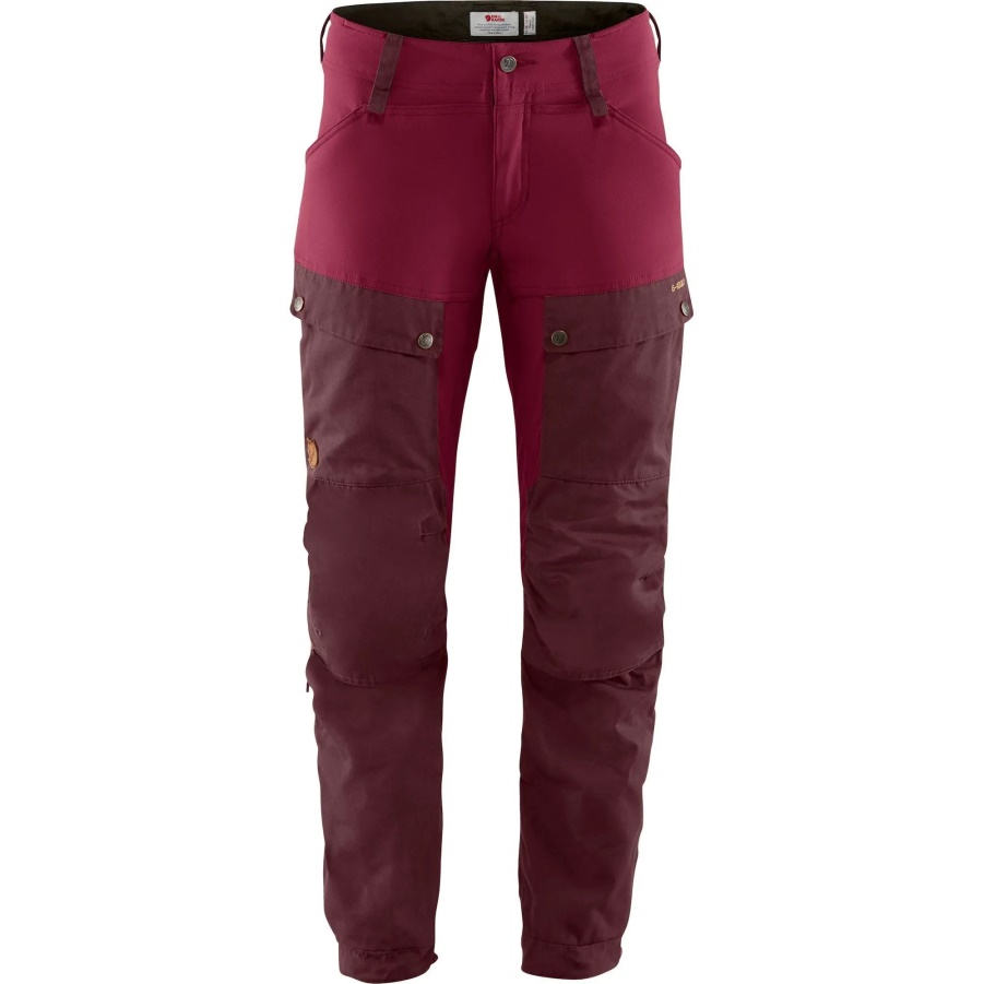 Dunkelgranat-pflaume Mode Fjällräven Keb Hose Geschwungen W Reg