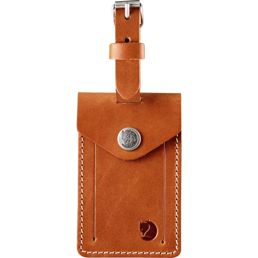 Kofferanhänger Aus Leder Cognac Fashion Fjällräven