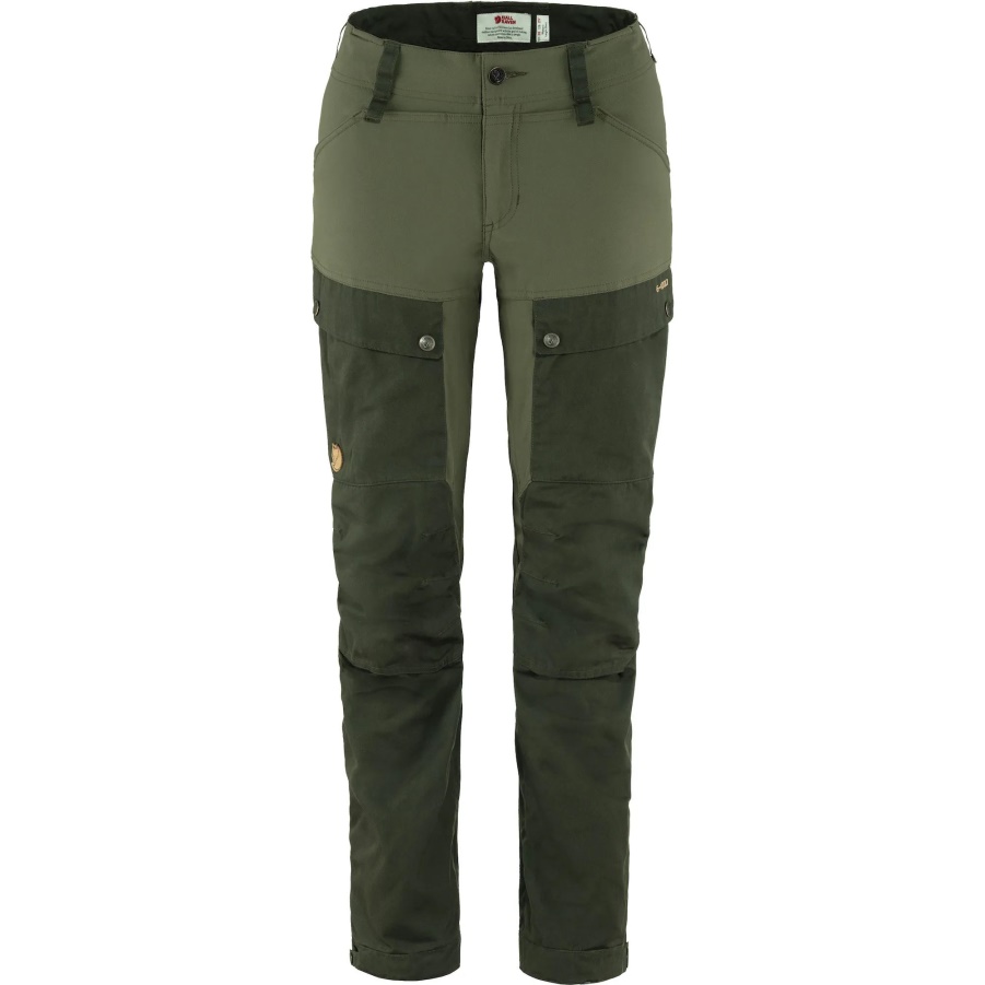 Fashion Fjällräven Keb Hose W Reg Deep Forest-laurel Green