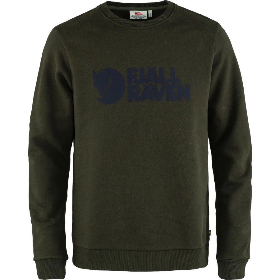 Fashion Fjällräven Deep Forest Logo Pullover M