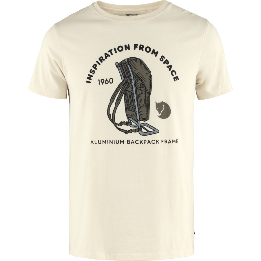 Fashion Fjällräven Chalk White Space T-Shirt Aufdruck M