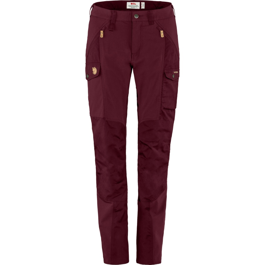 Dark Granat Nikka-Hose Mit Langem Mode-Fjällräven