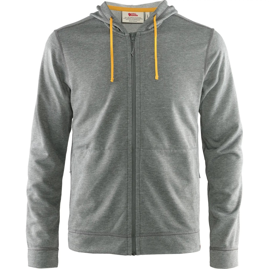 Grauer Kapuzenpullover High Coast Lite M Fashion Fjällräven