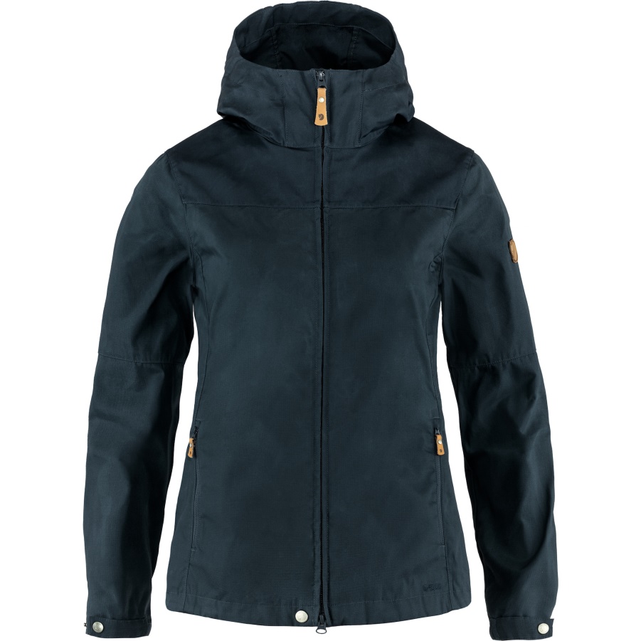 Dunkelblaue Stina Jacke Mit Mode Fjällräven