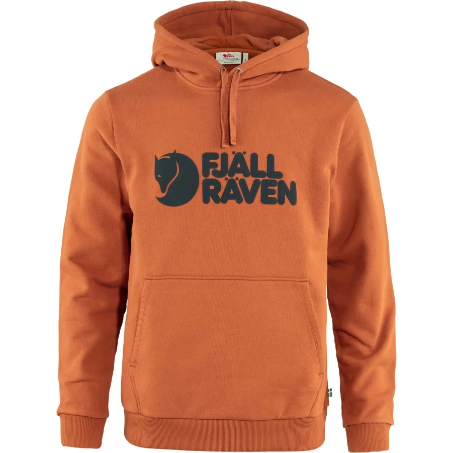 Fashion Fjällräven Terrakottabrauner Logo-hoodie M