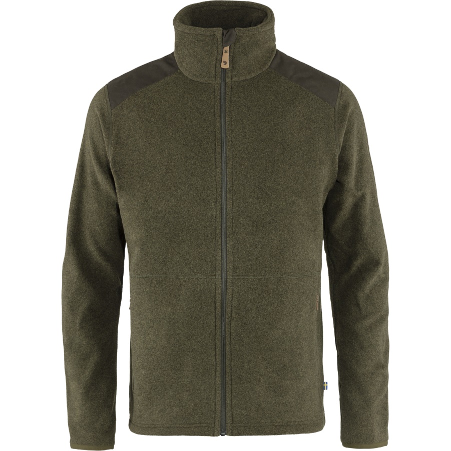 Stone Fleece M Fashion Fjällraven Dunkeloliv