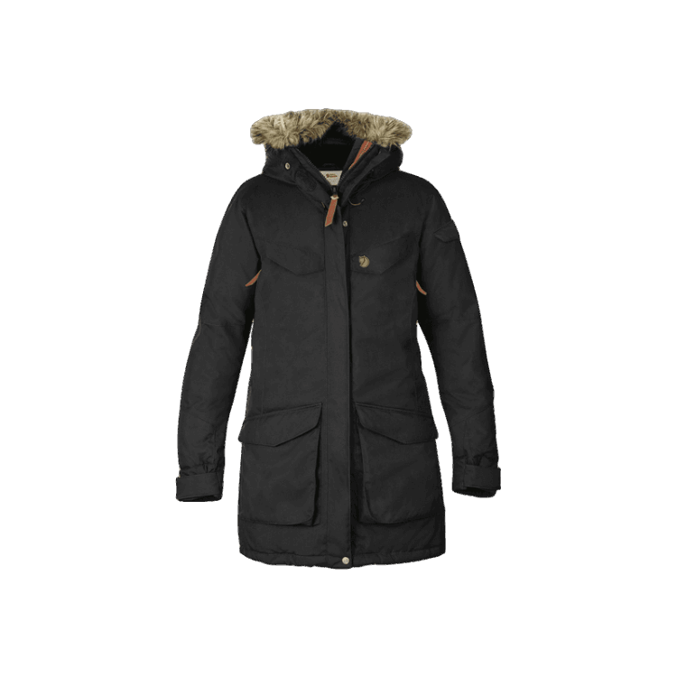 Fashion Nuuk Parka Mit Fashion Fjällräven Schwarz