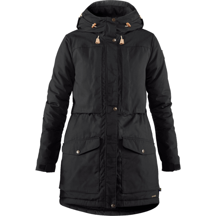 Black Fashion Fjällräven Singi Wollgefütterter Parka M