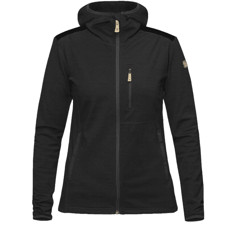 Dunkelgrauer Keb Fleece Hoodie W - 2 Farben Fashion Fjällräven