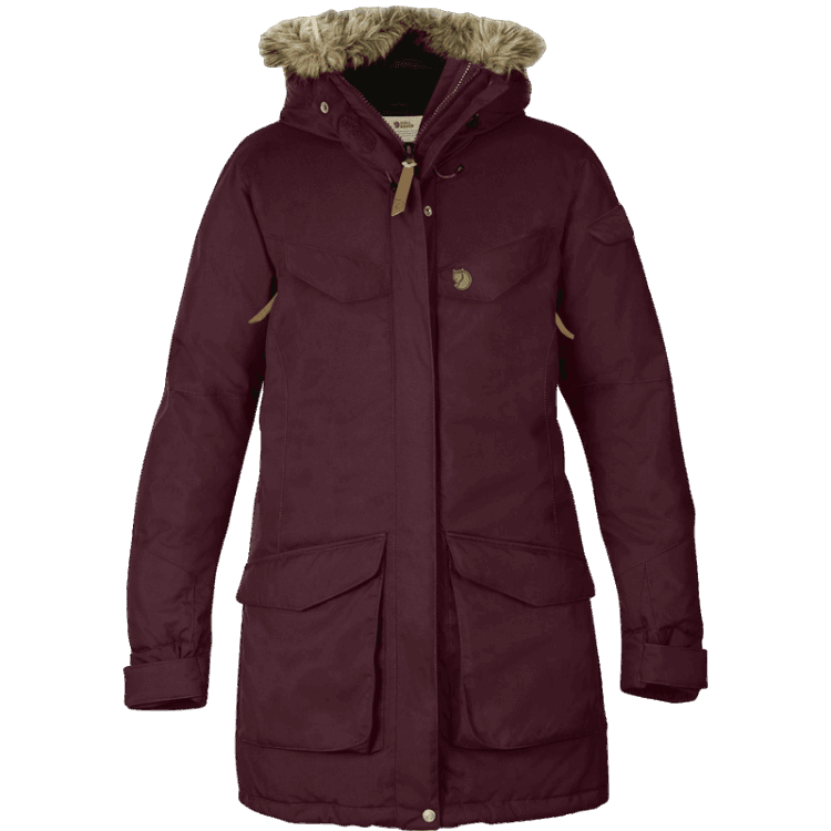 Fashion Fjällräven Dark Garnet Nuuk Parka W - 3 Farben