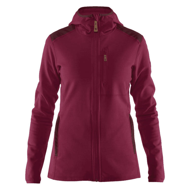 Keb Fleece Hoodie W - 3 Farben Plum/dark Garnet Fashion Fjällräven