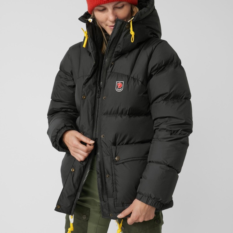 Fashion Fjällräven Black Expedition Down Lite Jacket W - Schwarz