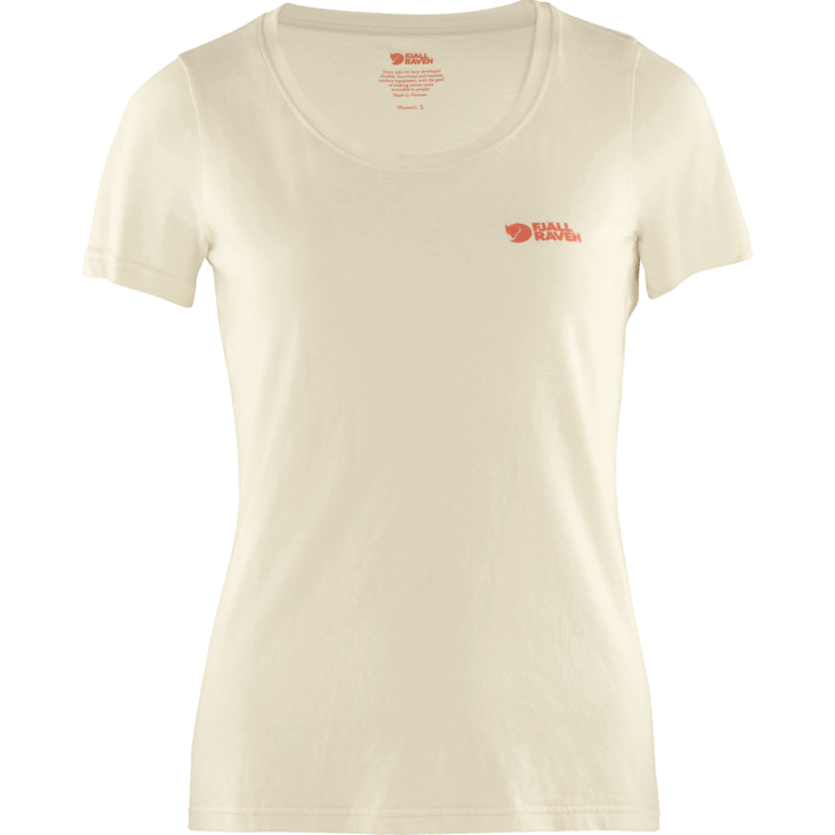 Fashion Fjällräven Logo T-shirt W - 2 Farben Kreideweiß