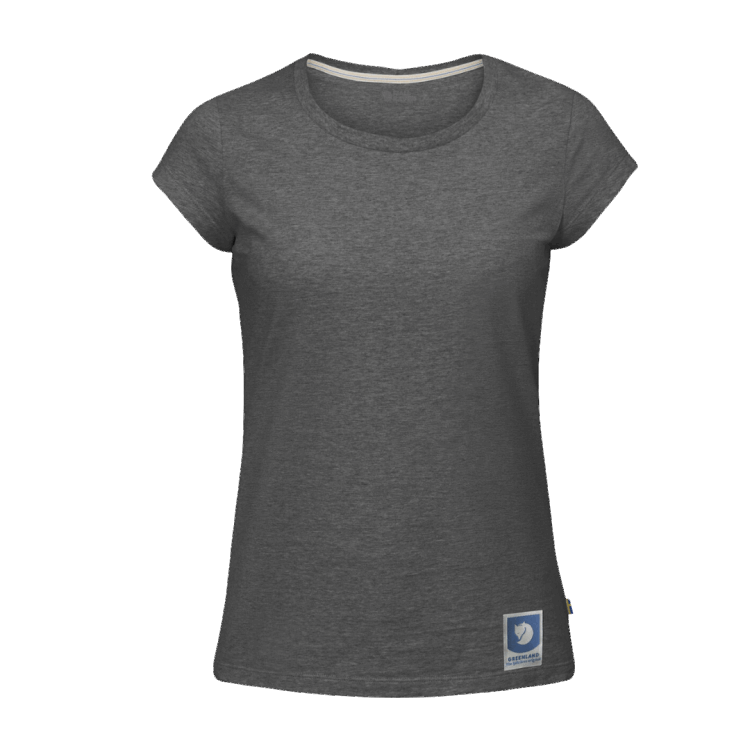 Fashion Fjällräven Greenland T-shirt W - Dunkelgrau Dunkelgrau