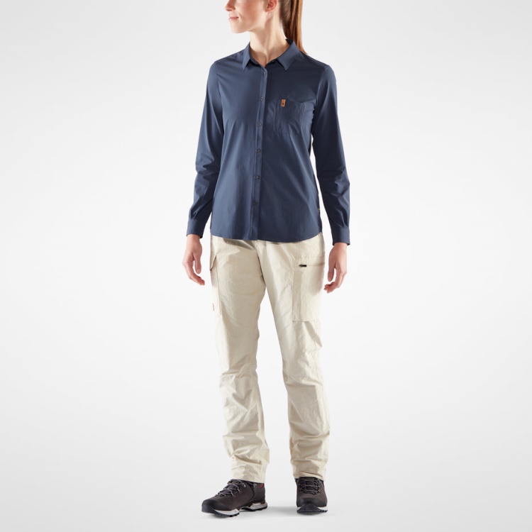 Fashion Fjällräven Övik Lite Shirt Ls W Rowan Red