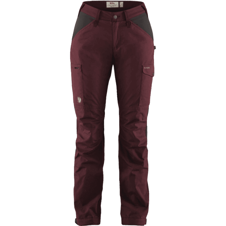 Kaipak Hose Abgerundet W - D Garnet D Grau Dunkelgranat/dunkelgrau Fashion Fjällräven