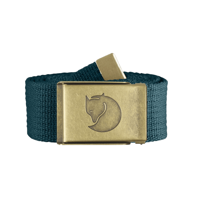 Fashion Fjällräven Gletschergrüner Messinggürtel 4cm