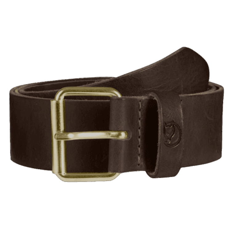 Leder Braun Mode Fjällräven Singi Gürtel 4cm