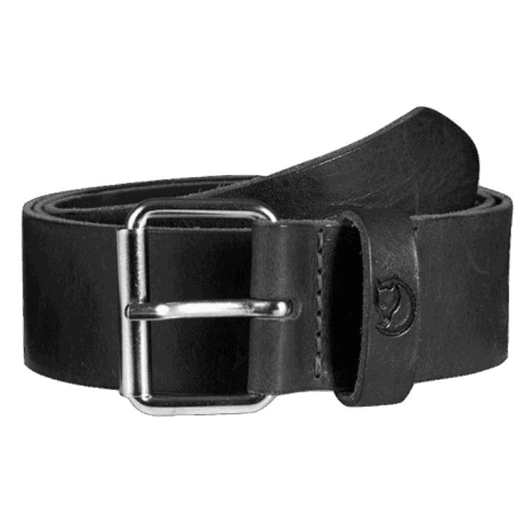 Schwarzer Singi Gürtel 4cm Mode Bergfuchs