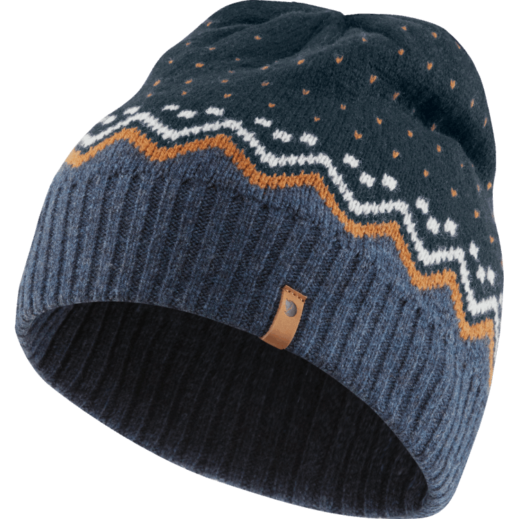 Dunkelblau Mode Fjällräven Övik Strickmütze - 3 Farben