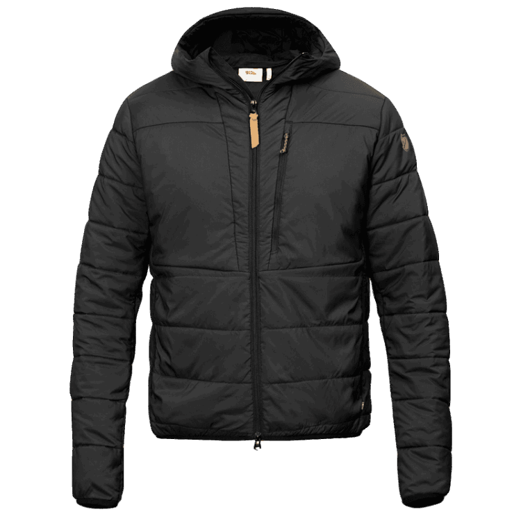 Keb Gepolsterter Hoodie M Schwarz Mode Fjällräven