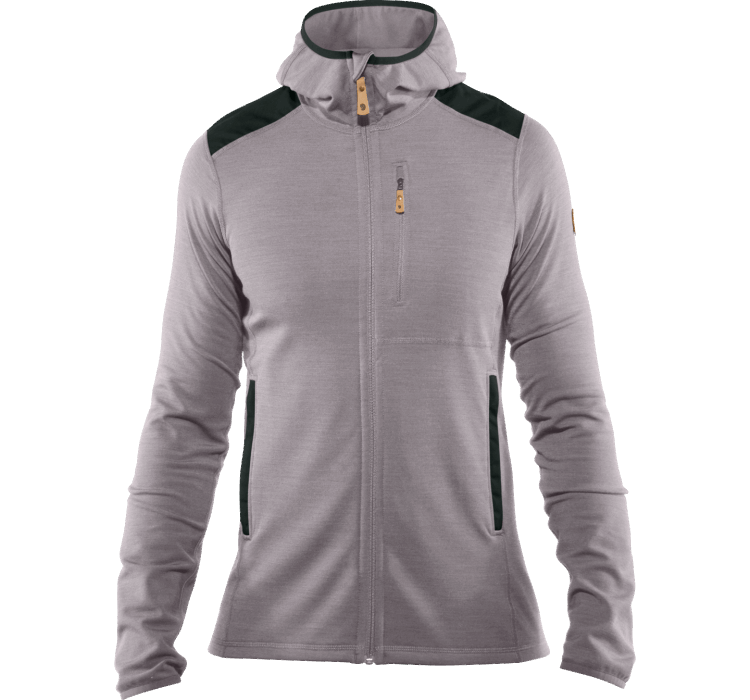 Grau-dunkelgrau Fashion Fjällräven Keb Fleece Hoodie M - 2 Farben