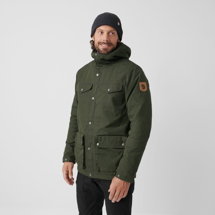 Buchweizenbraun Grönland Winterjacke M - Buchweizenbraun Mode Fjällräven