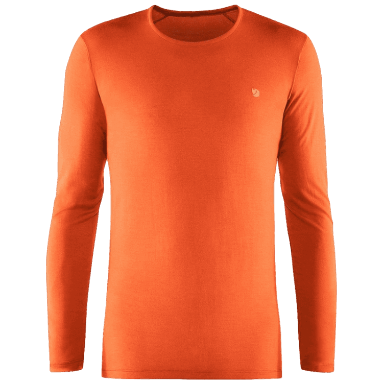 Bergtagen Thinwool Ls M - Hokkaido Orange Hokkaido Orange Fashion Mountain Fox