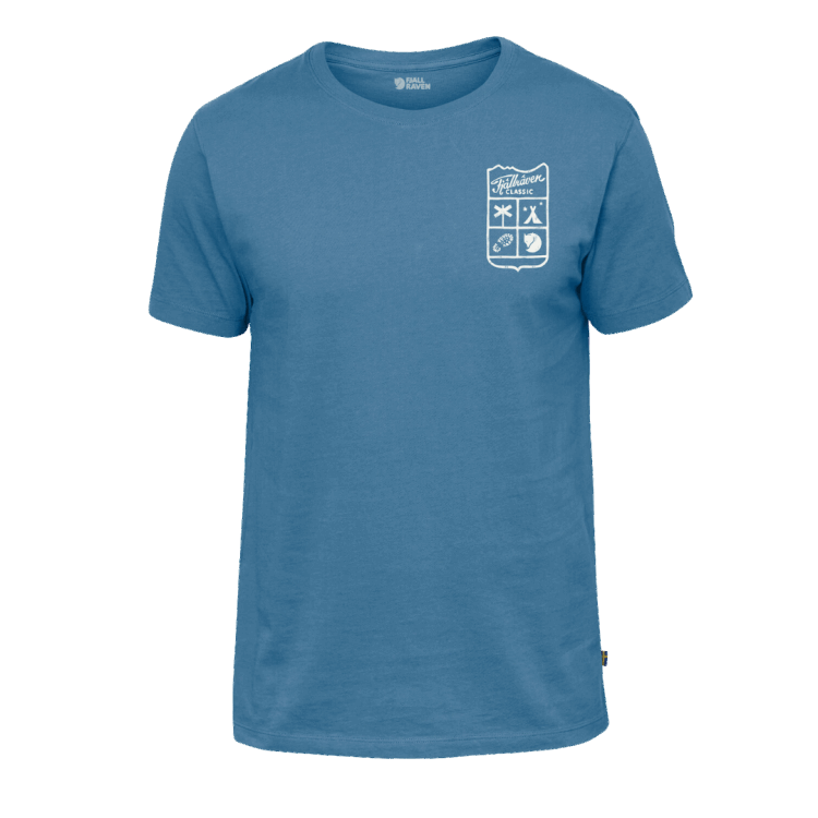 Azurblau Mode Fjällräven Klassisches T-shirt M