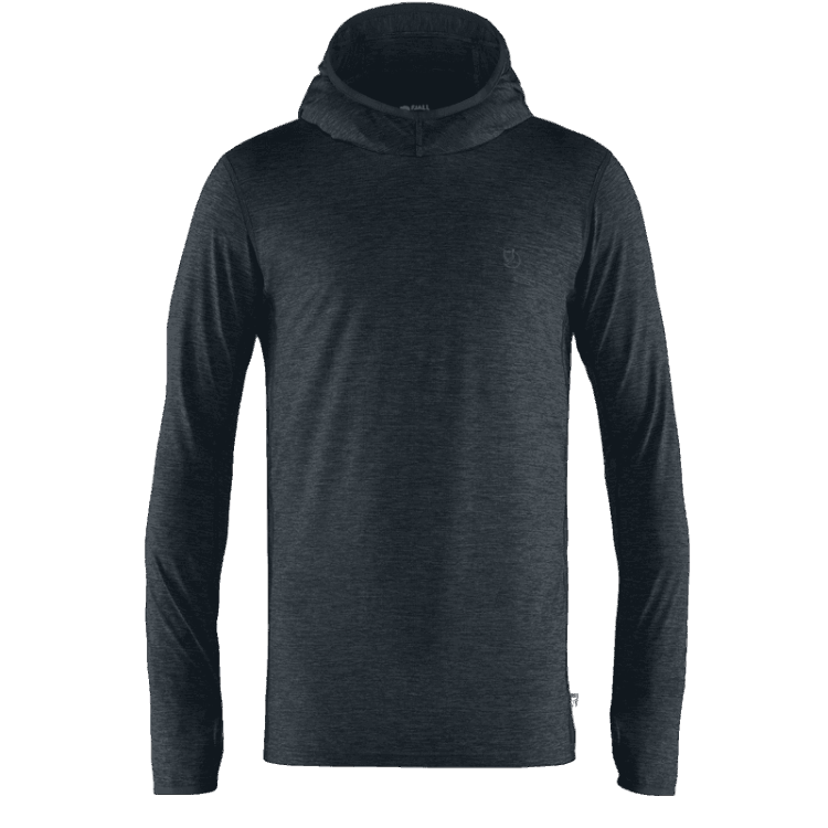Dark Navy Fashion Fjällraven Abisko Sun-hoodie M