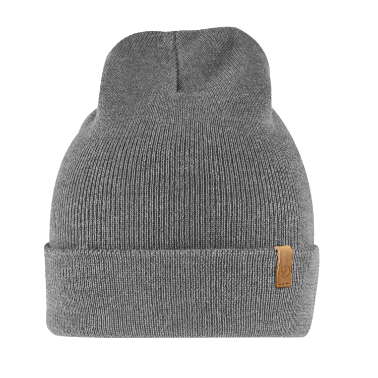 Fashion Fjällräven Klassische Strickmütze Grau